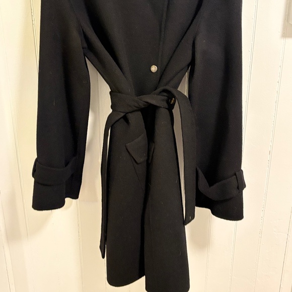 Versatile Cross-Season Wool/Nylon/Angora DKNY Trench Coat M-L - Picture 2 of 16